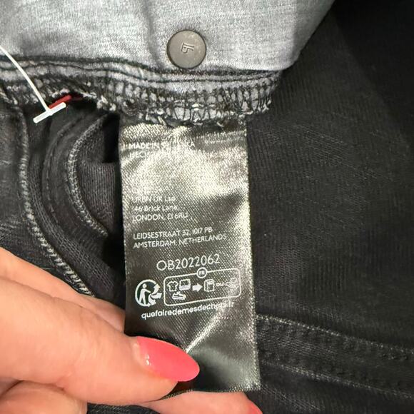 Pilcro Anthropologie Charcoal Gray High Rise Stretch Slim Crop Jeans Size 27 - Picture 10 of 12